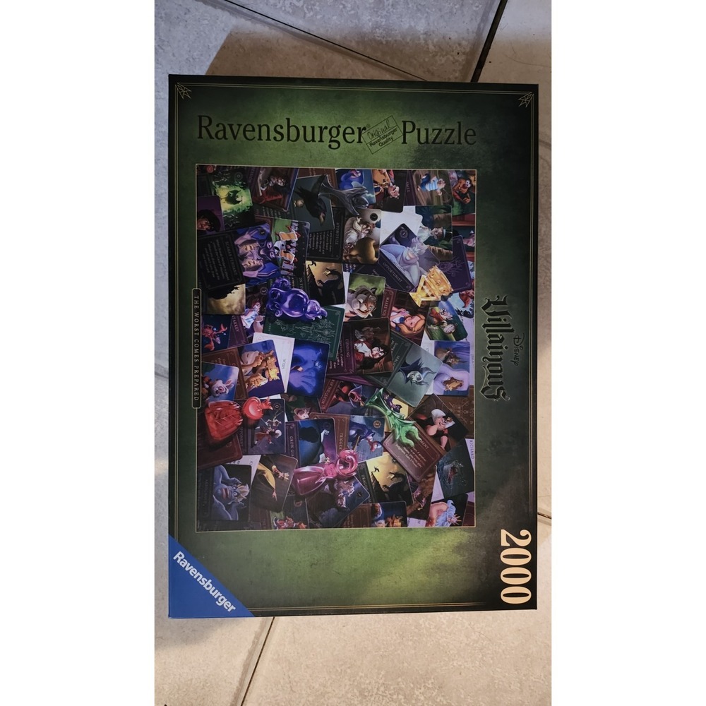 Ravensburger 2000pc Disney Villainous The Worst Comes Prepared Puzzle‎